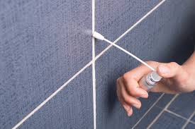 You need to remove the thinset by grinding it out, otherwise you'll end up with uneven coloring in your grout. How To Clean And Re Grout Bathroom Tile 8 Steps With Pictures