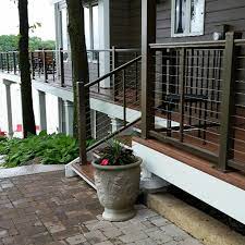 Peak® aluminum railing is available exclusively at the home depot online and in select stores, giving you full reign to browse, select and purchase our railing system and ship it directly to your home. Cable Railing System Provides Safety Unobstructed Views Remodeling Industry News Qualified Remodeler