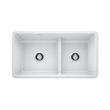 Blanco Precis Low Divide Undermount Sink White 402071 Rona