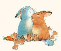 Bunny Family By Prema Ja Blog Website Www Prema Ja Deviantart Com Character Design References Www Facebook Bunny Art Cute Art Animal Drawings