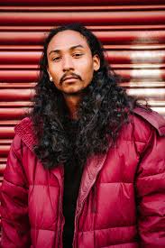 Half up half down bun Cool Mixed Race Man With Long Hair By Kkgas