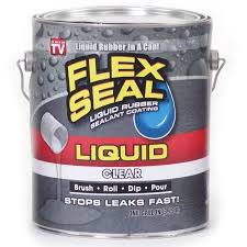Flex Seal Liquid Rubber Sealant Coating 1 Gal Clear Walmart Com Liquid Rubber Rubber Sealant Sealant