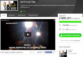 Dvtv (stylizováno též dvtv) je audiovizuální zpravodajský a žurnalistický projekt moderátorské dvojice martina veselovského a daniely drtinové a editorů jana rozkošného a jana ouředníka. Dvtv Na Startovaci Vybrala Pres 2 Miliony Kc Rekord Zatim Nepokorila Lupa Cz