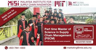 Malaysia time (myt), utc +8. Live Webinar For Part Time Supply Chain Master Malaysia Institute For Supply Chain Innovation Misi Shah Alam 27 April