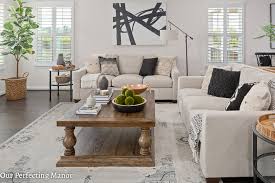 Spend this time at home to refresh your home decor style! Our Home Our Modern Farmhouse Style Family Room Our Perfecting Manor