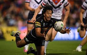 Jerome luai of the blues and tariq sims of the blues celebrate after a try scored by brian to'o of the blues during game one of the 2021 state of origin series. Jarome Luai Signs New Deal With Penrith The Western Weekender