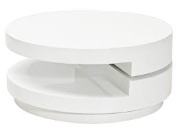 ronde hoogglans witte salontafel met draaibare delen zeer bijzonder witte salontafels ronde salontafel salontafel