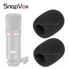 2pcs Lot Pop Filter Microphone Windshield Sponge Mic Cover Windproof Foam For Focusrite Scarlett Studio Cm25 Cm 25 Windscreen Microphone Accessories Aliexpress