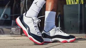 Air Jordan 11 Retro Low Concord Bred Av2187 160 In 2020 Air Jordans Nike Fashion Shoes White Shoes Outfit