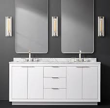 We are on the hunt for a new bathroom vanity, and this is a great help. Standing Vanities Rh Modern