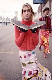 Get a little more insight into kurt cobain by seeing part of this will that's featured in the 'montage of heck' documentary. That Time When Nirvana Dressed Up In Woman Clothes For Mademoiselle Magazine In 1993