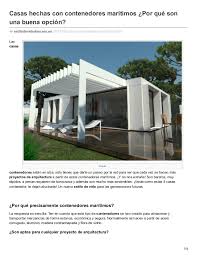 5 contenedores y un diseño abierto hacen que esta casa, tenga 2.600 metros cuadrados de agradables una casa de diseño moderno y actual diseñada con contenedores. Casas Hechas Con Contenedores Maritimos Por Que Son Una Buena Opcio