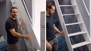Shop our folding ladder selection from the world's finest dealers on 1stdibs. Guy Builds Innovative Folding Stairs Youtube