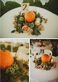 Diy Wedding In Autumn At Botanical Garden Round Wedding Tables Round Table Centerpieces Round Table Decor