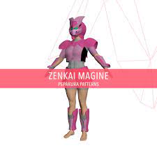 Zenkai Magine DIY Cosplay Pepakura Foam Template - Etsy