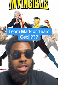 Are you Team Mark or Team Cecil??? #invincibleseason3 #Invincible  #cecilstedman #Amazon #comics #Shinobiray #CivilWar #greenscreen  #MarkGrayson #fyp