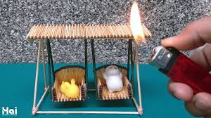 Itu terjadi antara oksigen di udara dan semacam bahan bakar. Kreasi Unik Membuat Minatur Mainan Ayunan Dari Korek Api Kayu Youtube