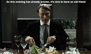 Hannibal, throughout the show, and even as suspicion begins to fall on him, seems to like implying his own guilt only to prove it otherwise later it seems to me that hannibal is fastidiously careful in his enjoyment of feeding his guests human meat. 11 Times Hannibal Made Eating People Straight Up Hilarious Mtv