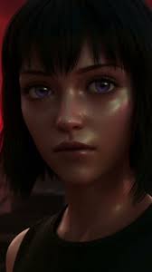 La chica de los ojos grandes