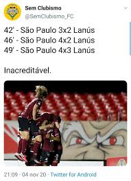 São paulo resultados dos jogos, calendário de próximos jogos e últimos jogos. Sao Paulo X Lanus Memes Da Eliminacao Do Sao Paulo Hoje Quarta 04 11 Mais Nacional