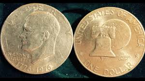 Eisenhower One Dollar Coin Date 1776 1976