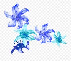 Text or purchase as is! Download Blue Watercolor Painting Petal Purple Blue Watercolor Flower Png Lily Flower Png Free Transparent Png Images Pngaaa Com