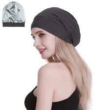 But curly hair comes with its own set of specific challenges, including everything from nonstop frizz to varying terrific article on curly hair! Satin Lined Sleep Cap Bamboo Slouchy Bonnet Headwear Curly Hair Beanie Women Beanies Knit Hats