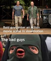 Bald Guys Enter An Action Movie Funny Video Memes Really Funny Memes Stupid Memes
