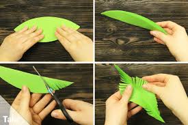 Damit sie osterdeko aus papier basteln, aber auch einen akzent auf den frühling setzen wollen, ist diese bastelidee perfekt für sie. Palme Basteln Aus Papier Bastelanleitung Mit Bildern Talu De