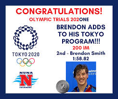 Tasmanian born swimmer brendon smith is a graceful reminder that the future of australian sport may be in safe hands after all. Nunawading Swimming Club Inc Brendon Smith Adds To His Tokyo Program Finishing 2nd In The 200 Im 2021austrials Itstokyotime Gonuna Facebook
