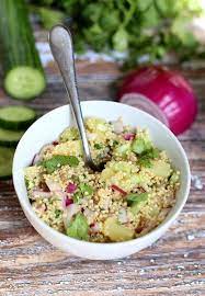 Einfacher Kalter Quinoa Salat Easy Cold Quinoa Salad Recipe Von Peanut Butter Fingers Peanutbutterfingers Easy Ein Cold Quinoa Salad Salad Recipes Recipes