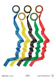 Graduate Olympic Poster Different Object To Represent Olympic Rings Olympics Graphics Olympics Olympic Logo