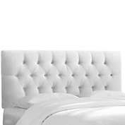 Contrast a white headboard queen against a wall of exposed brick for an urban look. White Queen Headboard Bed Bath Beyond