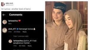 Larissa chou mengungkapkan hal yang dilakukan oleh alvin faiz bersama dengan perempuan lain. Gtzha9nr7dtpvm