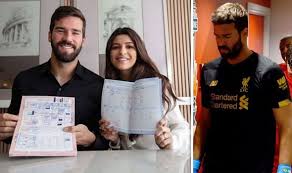 In 2015, they decided to take the next step and got married with the blessings of their friends and family. Alisson And Fabinho Wives Natalia Becker And Rebeca Tavares Post Emotional Liverpool Video Football Sport Express Co Uk