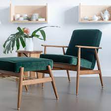 Sleek design is minimalistic and easy to match with existing furniture. Lounge Chair Fox Velvet No Wodka Online Shop