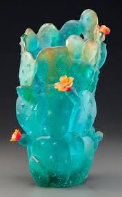 Check out our pate de verre bowl selection for the very best in unique or custom, handmade pieces from our glass sculptures & figurines shops. Daum Pate De Verre Glass Cactus Vase Late 20th Century Engraved Daum France 36 19 Inches High 48 3 Cm Glass Cactus Glass Art Sculpture Glass Art