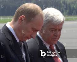 RUSSIAN PRESIDENT PUTIN GREETED ...