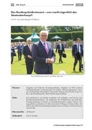 Wie der bundespräsident diese aufgaben wahrnimmt, entscheidet er grundsätzlich autonom; Das Bundesprasidentenamt