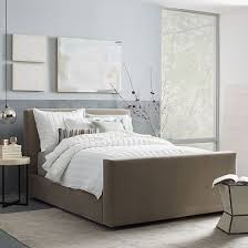 Urban Bed Luxe Velvet Westelm Height 47 75 Modern Upholstered Beds Contemporary Bedroom Furniture Furniture