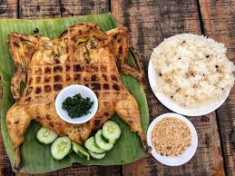 Grilled Chicken Serving With Sticky Rice And Local Special Salt Picture Of Funny Monkeys Restaurant Quang Binh Province Tripadvisor 🙂 🙂 you are too funny. grilled chicken serving with sticky