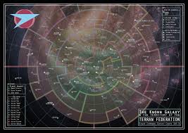 Artstation Blakes 7 Galactic Star Chart Jamie Parry Bruce