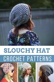 In this crochet tutorial, i will show and help you complete a basic slouchy beanie. Totally Cute Crochet Slouchy Hat Patterns For Cold Days And Bad Hair Days