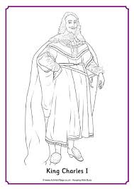 King Charles I Colouring Page King Charles Coloring Pages Color