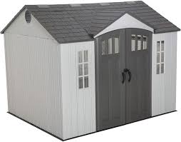 Portable sheds and garages delivered to pa, nj, ny, ct, de, md, va and wv. Amazon Com Lifetime 60243 10 X 8 Ft Outdoor Storage Shed Gray Garden Outdoor