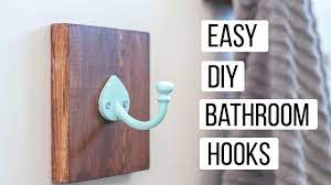 I understand that traditional towel holders are not always easy for children to hang towels up on so i decided to create a diy towel hook to help give my children an easier way to hang up the hand towel! Easy Simple Diy Bathroom Towel Hooks Using Scrap Wood Anika S Diy Life