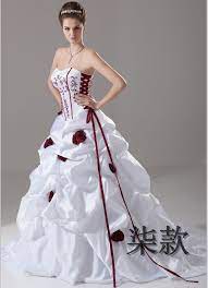 White Ivory Red Wedding Dress Bridal Gown Stock Size 6 8 10 12 14 16 18 20 22 Red Wedding Dresses Red Wedding Dress White Wedding Dresses