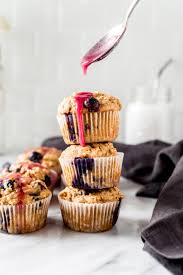 Oats in muffins and oatmeal muffins are two completely different things. Healthy Lemon Blueberry Oatmeal Muffins Jz Eats