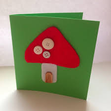 So easy and so cute! Fairy Toadstool Birthday Card My Kid Craft