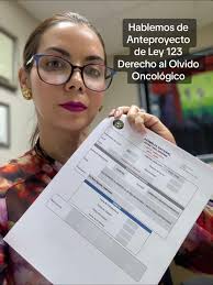 Hablemos del Anteproyecto de Ley 123: Derecho al Olvido Oncológico. Como  corredora de seguros me he encontrado en muchas ocasiones con clientes que  terminaron su tratamiento de cáncer hace más de 5, ...